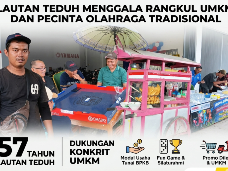 Lautan Teduh Menggala Rangkul UMKM dan Pecinta Olahraga Tradisional